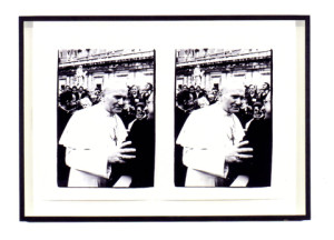 Diptych of His Holiness,Pope John Paul Ⅱ,St. Peter's Square,Rome / アンディ・ウォーホル image 1